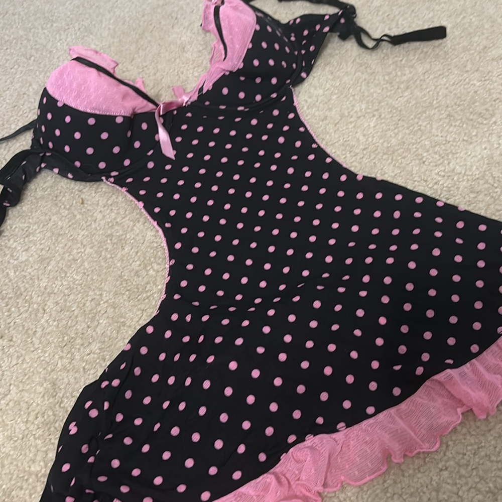 Victoria’s Secret 🆕 NWT Women’s Lingerie Set, Size 34C, Open Back Apron Style